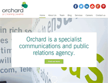 Tablet Screenshot of orchardpr.com